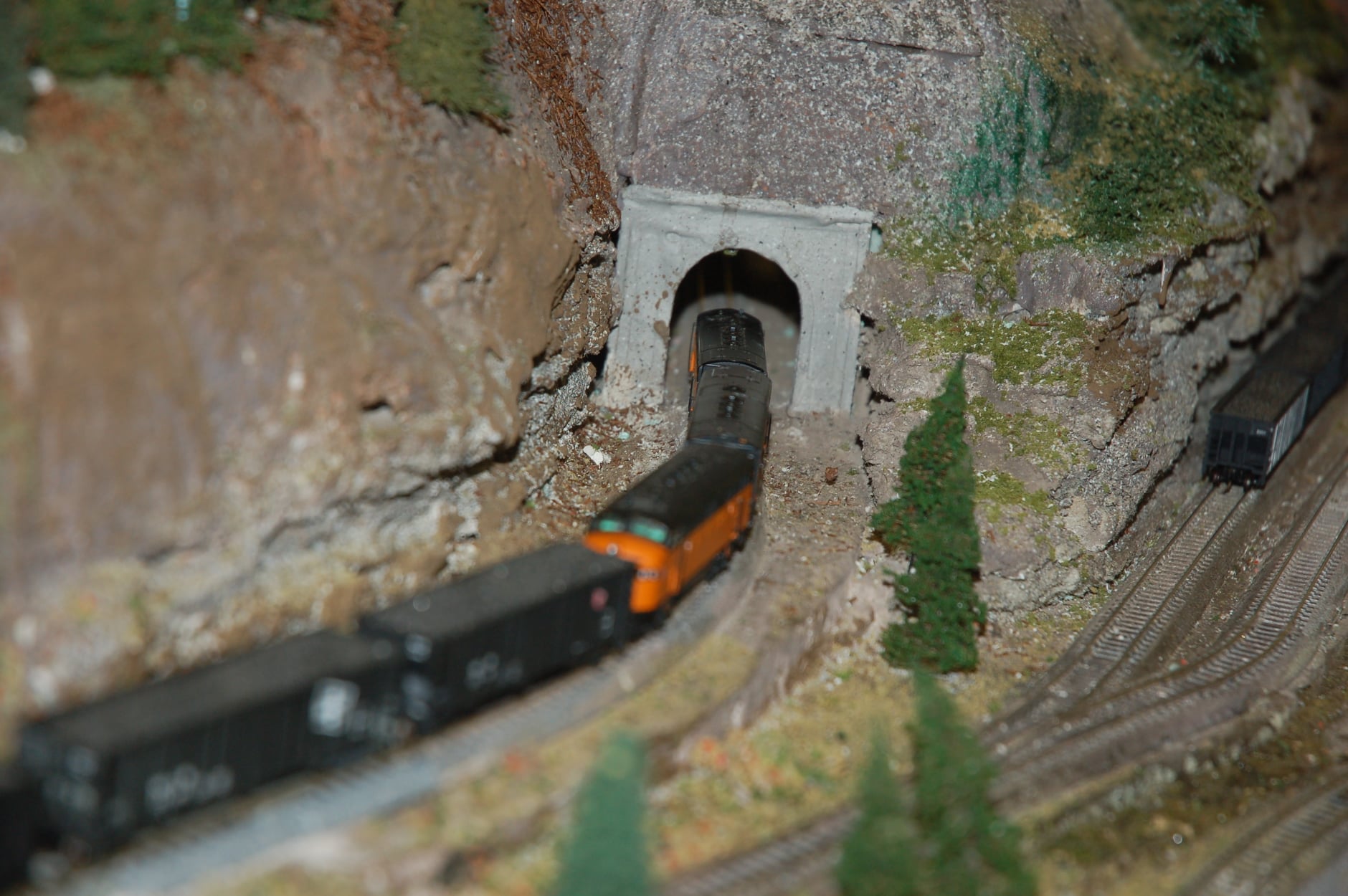 Chessie coming down the tracks
